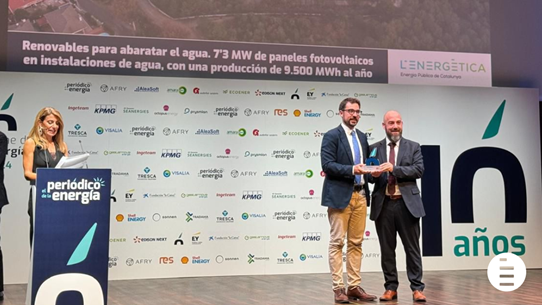 L’Energètica rep el premi a la Millor Iniciativa Pública d’energia de l’estat (FR)